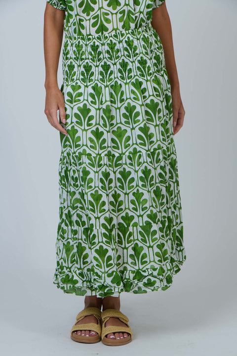 Midi Skirt in Oak Meadow