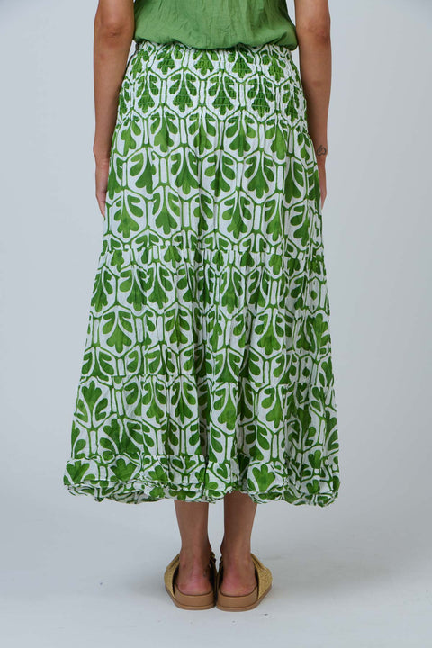 Midi Skirt in Oak Meadow