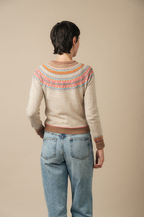 Alpine Short Sweater in Romance