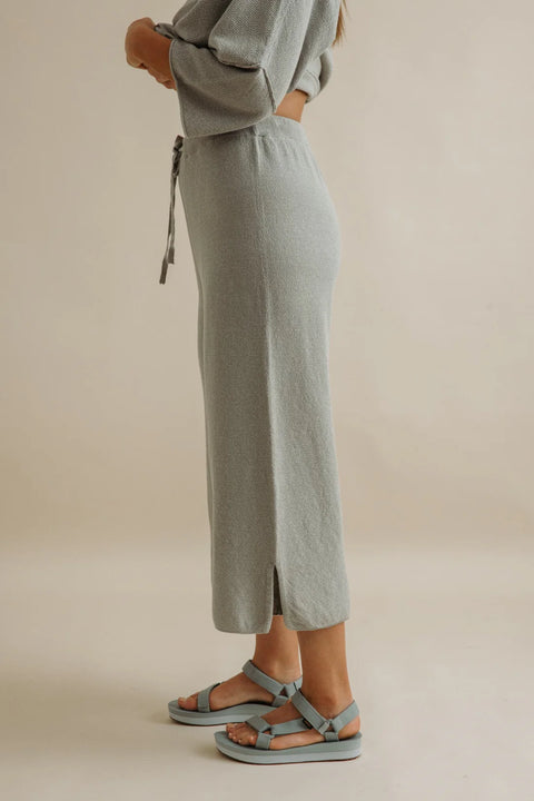 Retreat Cotton Twist Pant in Thyme Combo