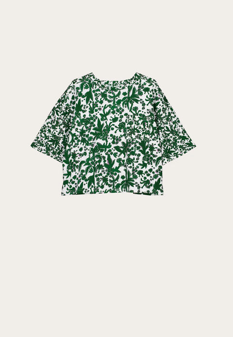 Tasmin Boxy Tee in Parsley