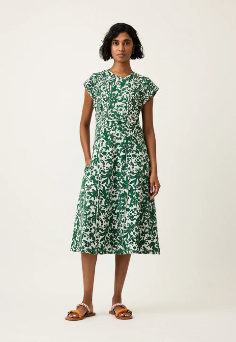 Reyes Sleeveless Dress in Parsley