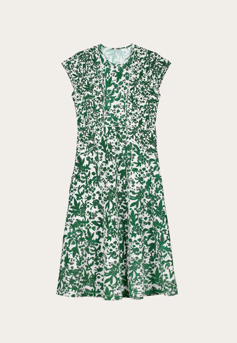 Reyes Sleeveless Dress in Parsley