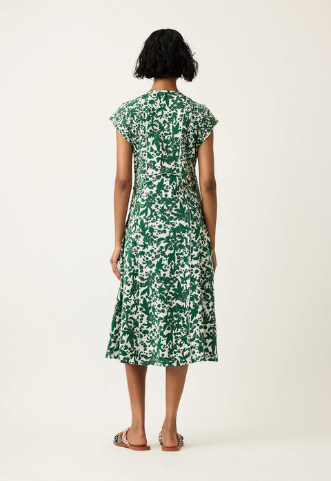 Reyes Sleeveless Dress in Parsley