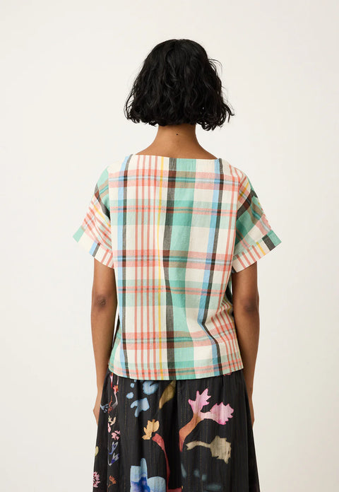 Dolman Top in Summer Check