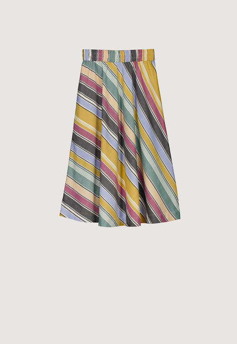 Wave Skirt in Atlas Stripe