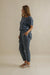 Shoreline Fine Slub Cotton T-Shirt in Pool