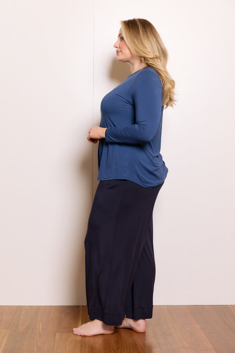 Cara Long Sleeve in Marine