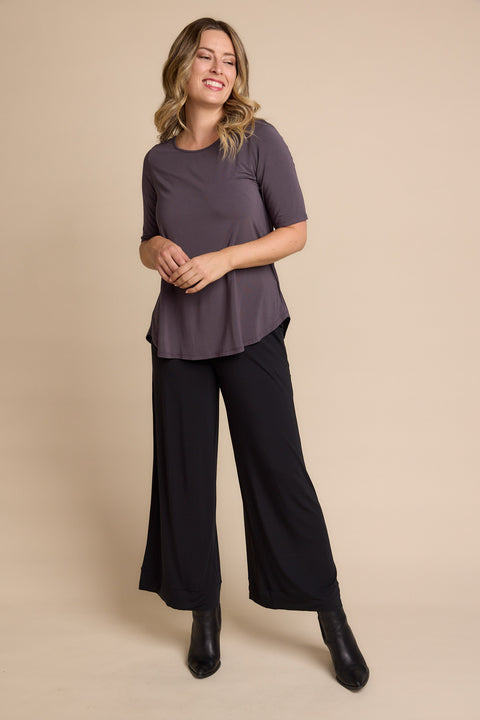 Elbow Swing Tee in Grape