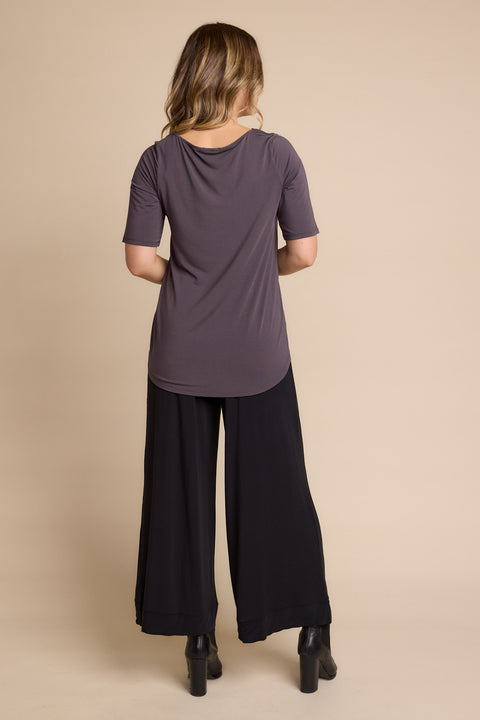 Elbow Swing Tee in Grape