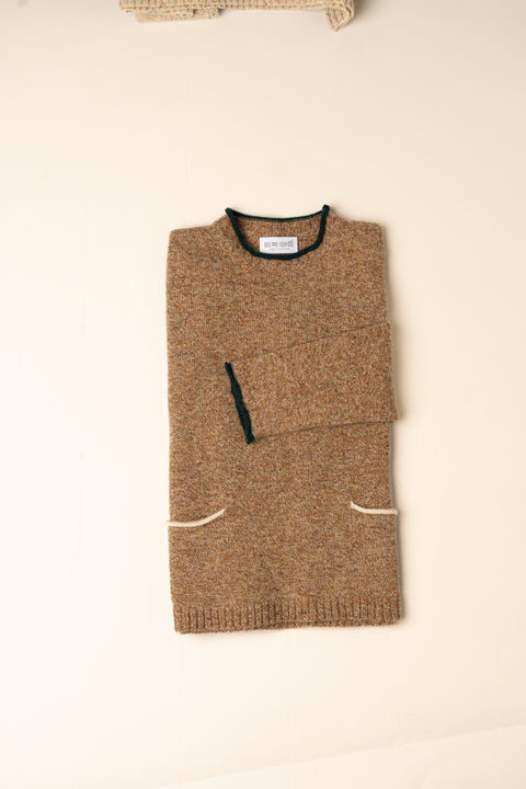 Tweed Nep Sweater in Desert