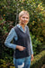 Corry V-Neck Vest in Metallic