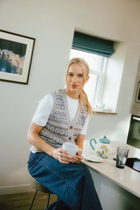 Kinross Waistcoat in Chakra