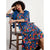 Veronica Dress in Zennor Blooms Maritime