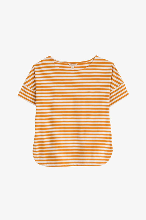 Bryher View T-Shirt in Mini Cornish Daylily Chalk