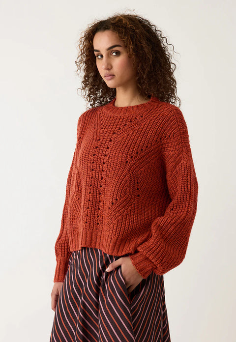 Lou Knit in Rust