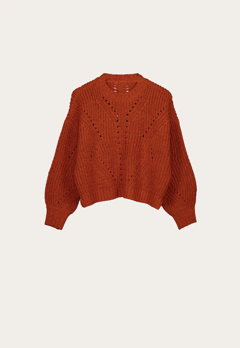 Lou Knit in Rust
