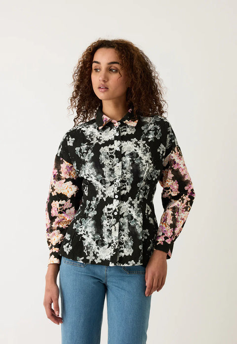 Paloma Blouse in Hydrangea Splice