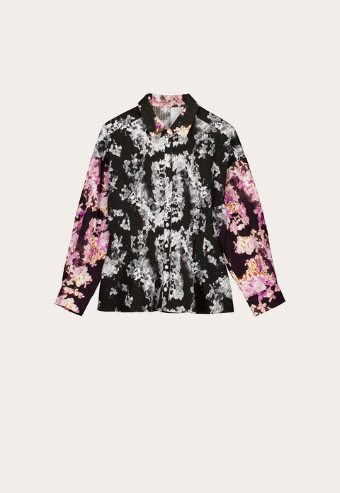 Paloma Blouse in Hydrangea Splice