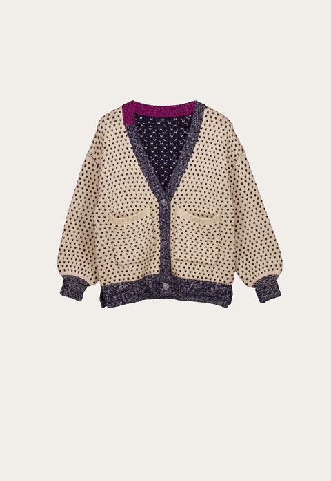 Willa Cardigan in Cross Drop