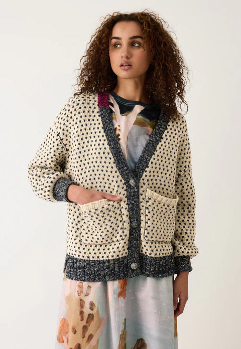 Willa Cardigan in Cross Drop