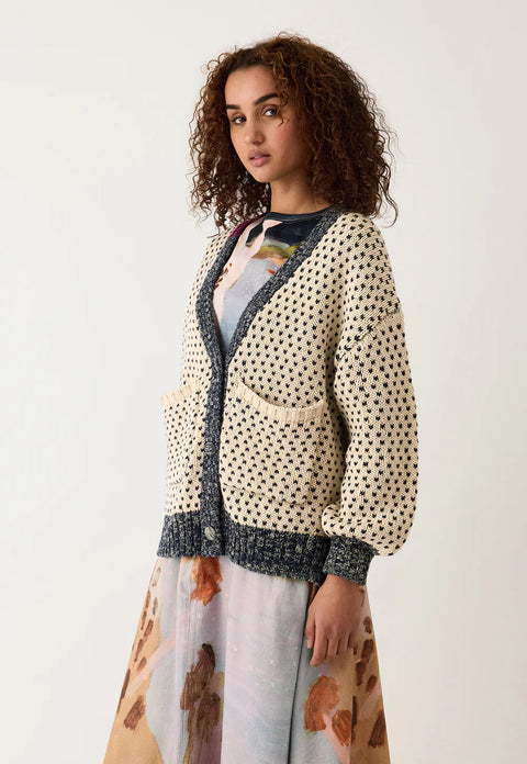 Willa Cardigan in Cross Drop