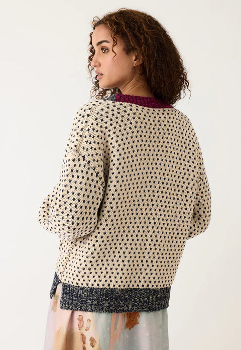 Willa Cardigan in Cross Drop