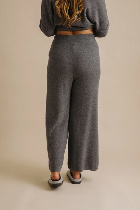 Winter Retreat Merino Cotton Pant in Ash