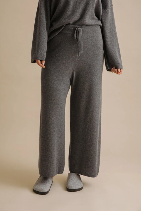 Winter Retreat Merino Cotton Pant in Ash