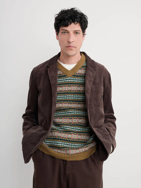 Men's Plantsman Blazer in Burnt Wood