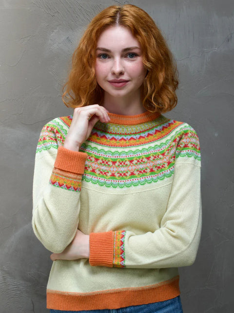 Alpine Short Sweater in Limoncello