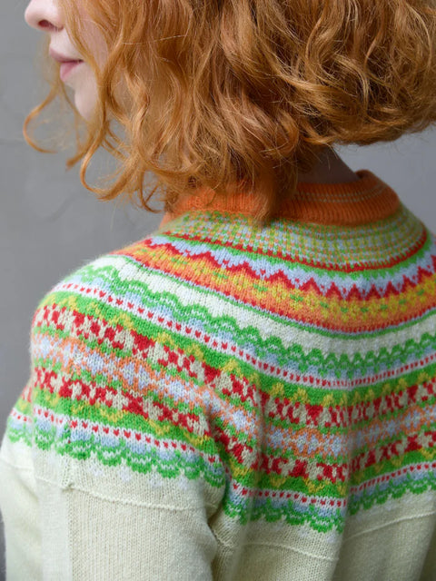 Alpine Short Sweater in Limoncello