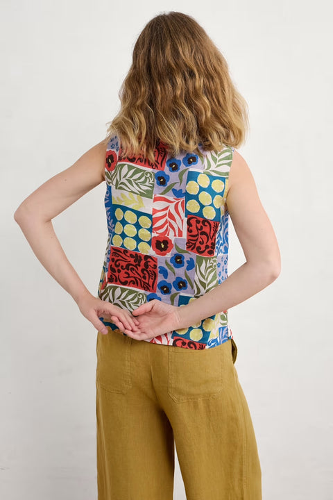 Colour Study Top in Headland Patchwork Mix
