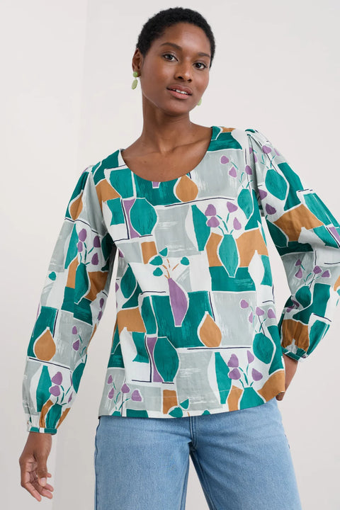 Quill Top in Window Painting Chalk