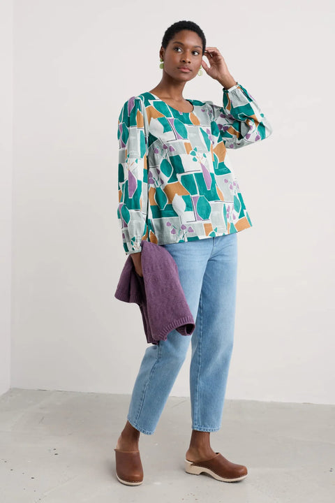 Quill Top in Window Painting Chalk