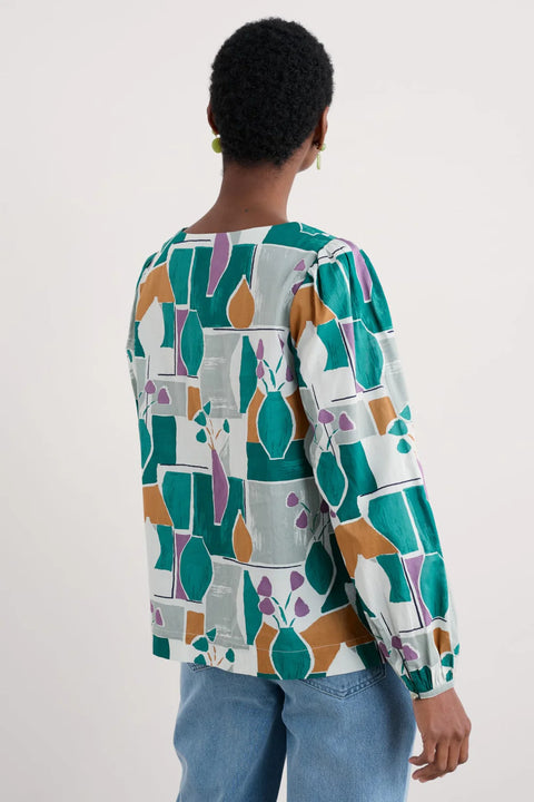 Quill Top in Window Painting Chalk