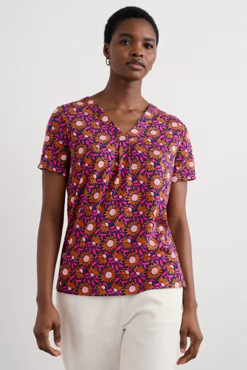 Barnoon Top in Bold Sunflower Maritime