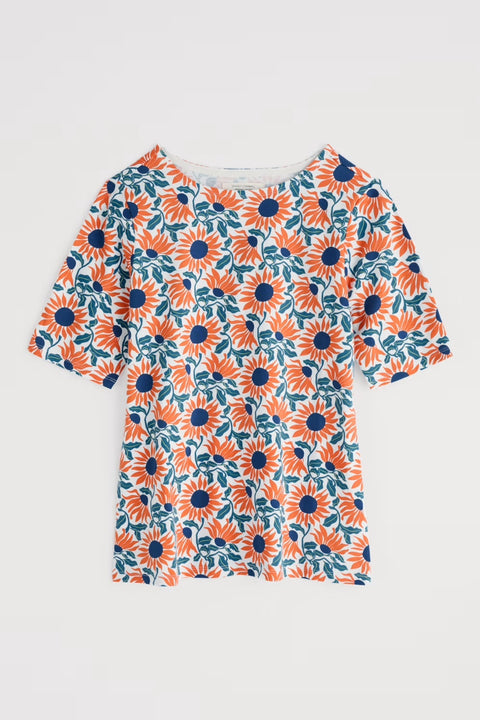 Poisson T-Shirt in Bold Sunflower Chalk