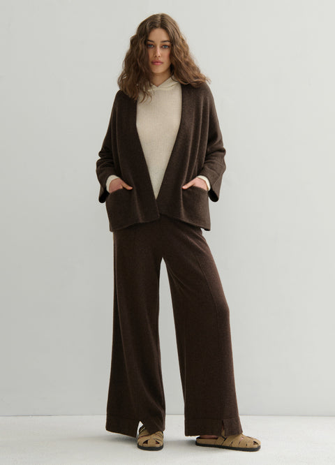 Short Icon Coat in Chocolate