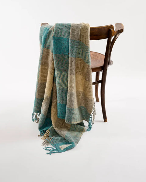 Mohair Tweed Throw in Various Colours