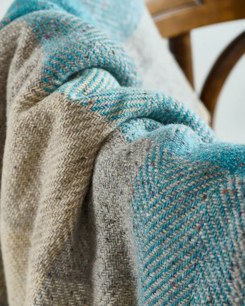 Mohair Tweed Throw in Various Colours