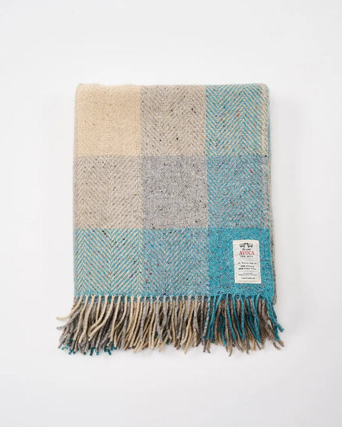 Mohair Tweed Throw in Various Colours