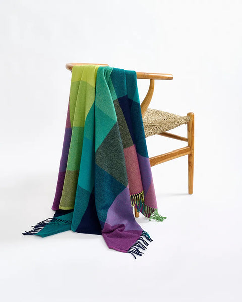 Lambswool Throw in Various Colours