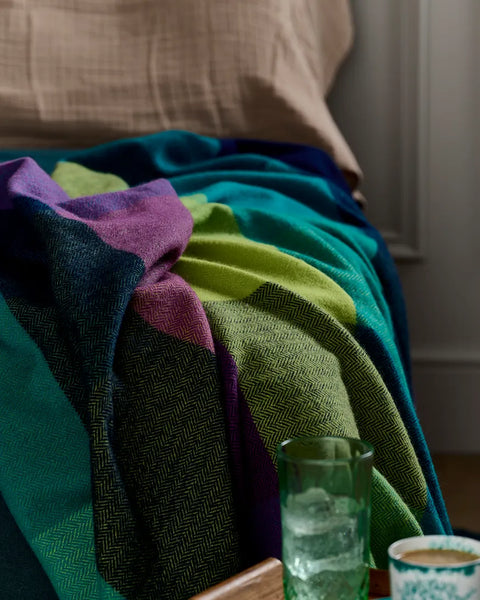 Lambswool Throw in Various Colours
