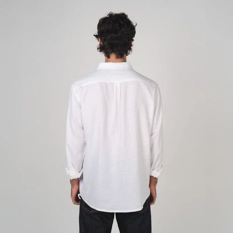 Newtown Long Sleeve Shirt in White