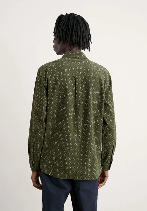 Men's Shoreman Printed Shirt in Rock Spot Hosta