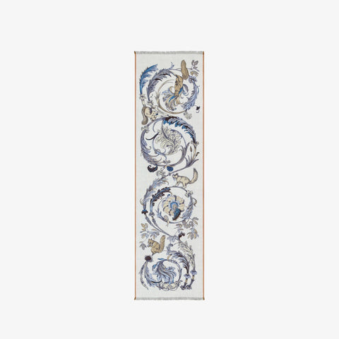 Rococco Scarf in White