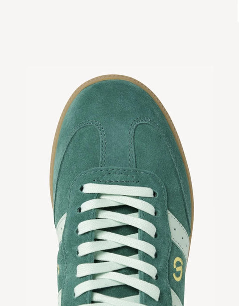 Parallel Green/Mint Suede