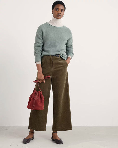 Asphodel Trouser in Dark Seagrass