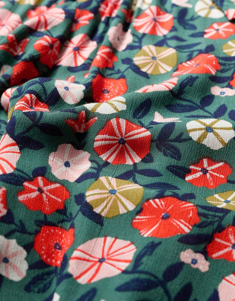 Bridget Dress in Winding Petunias Grove